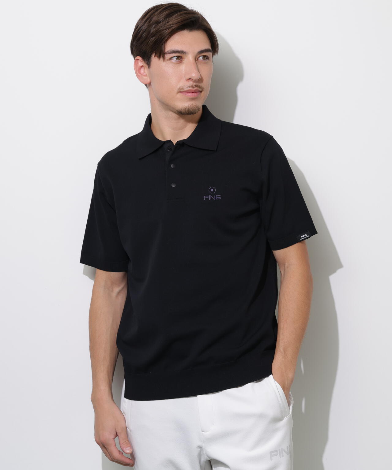 【PING APPAREL】半袖ニットポロシャツ ＜PERFORMANCE＞ (MENS)