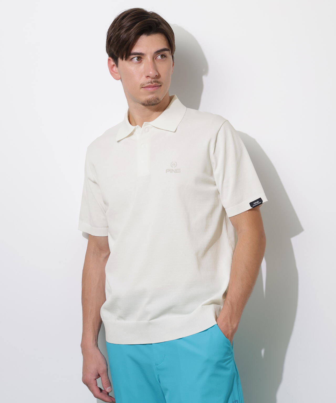 【PING APPAREL】半袖ニットポロシャツ ＜PERFORMANCE＞ (MENS)