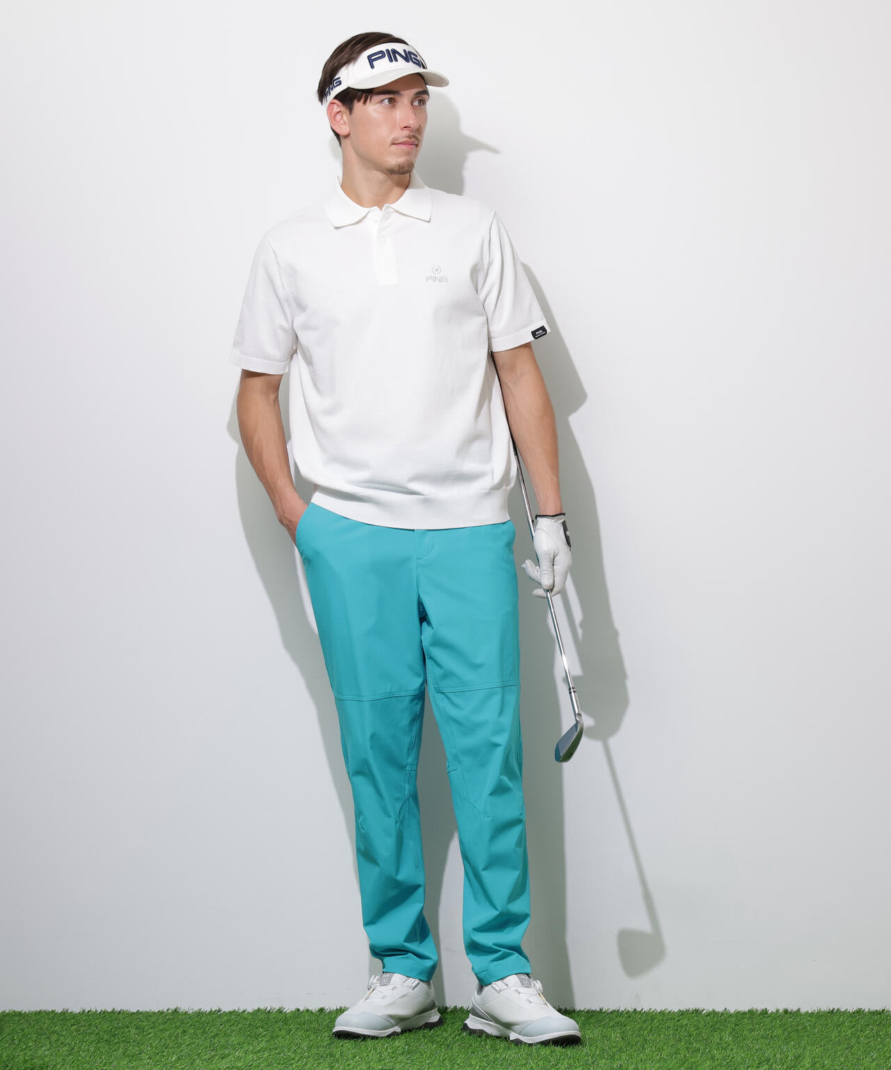 【PING APPAREL】半袖ニットポロシャツ ＜PERFORMANCE＞ (MENS)