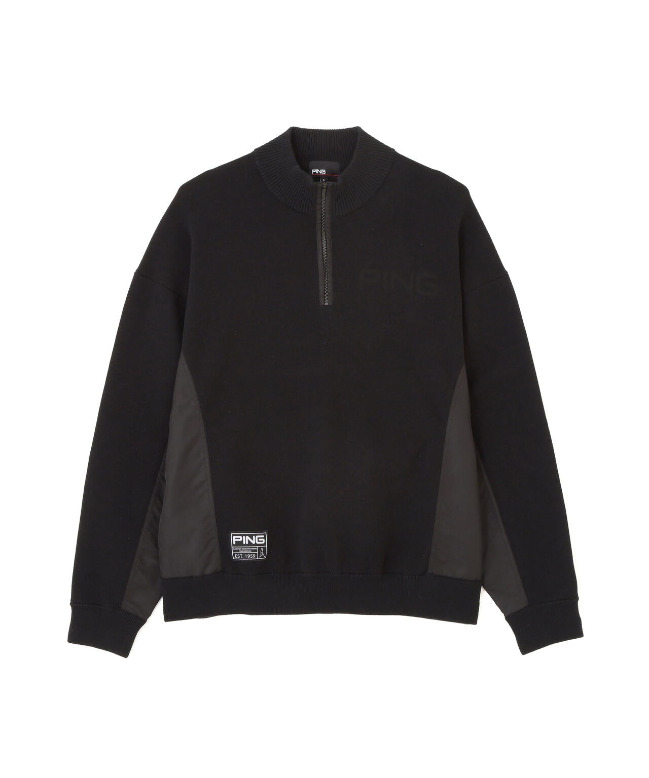 【PING APPAREL】長袖ハーフジップニット ＜GOLD＞ (MENS)