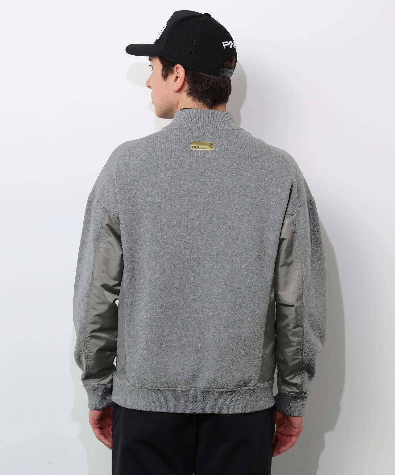 【PING APPAREL】長袖ハーフジップニット ＜GOLD＞ (MENS)