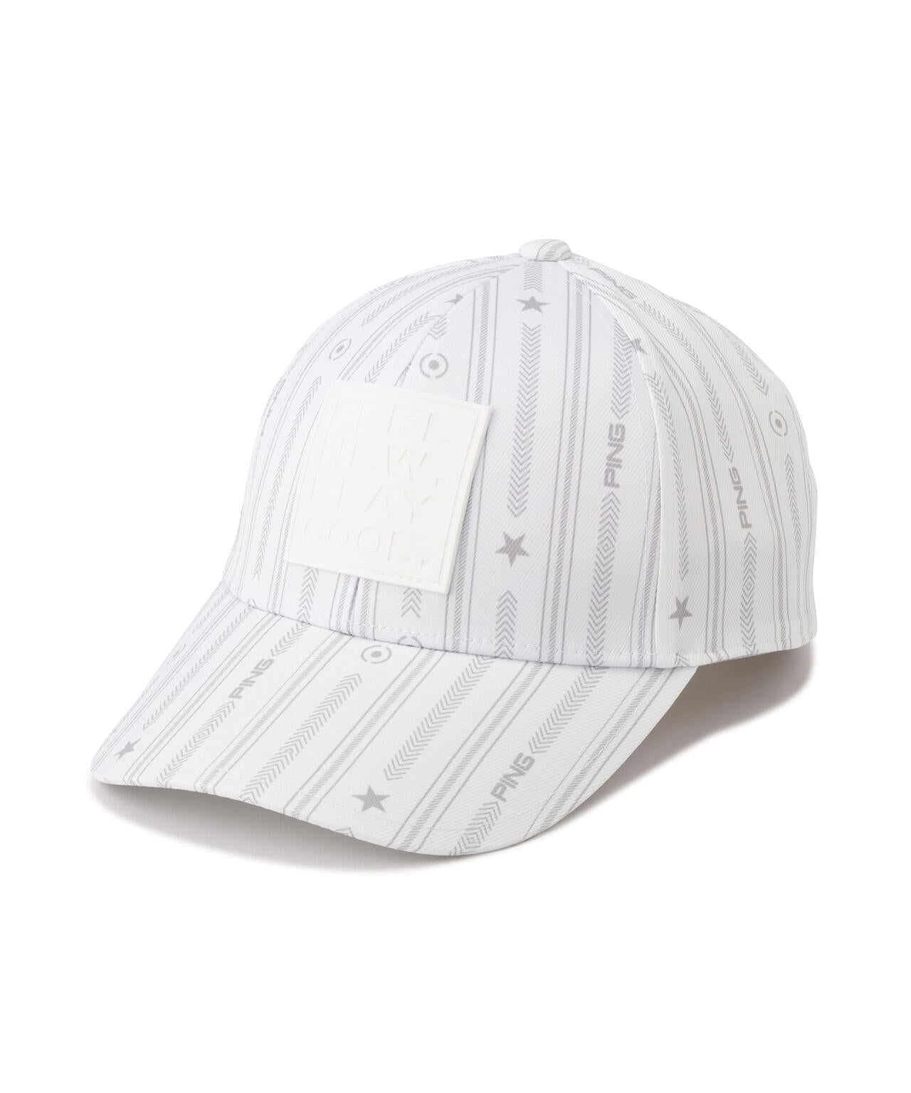 【PING APPAREL】ストライプ総柄プリントキャップ ＜NATIVE＞(UNISEX)