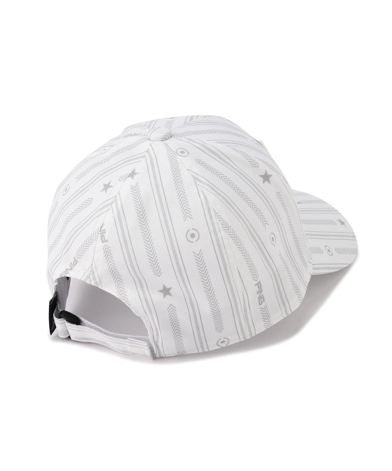 【PING APPAREL】ストライプ総柄プリントキャップ ＜NATIVE＞(UNISEX)