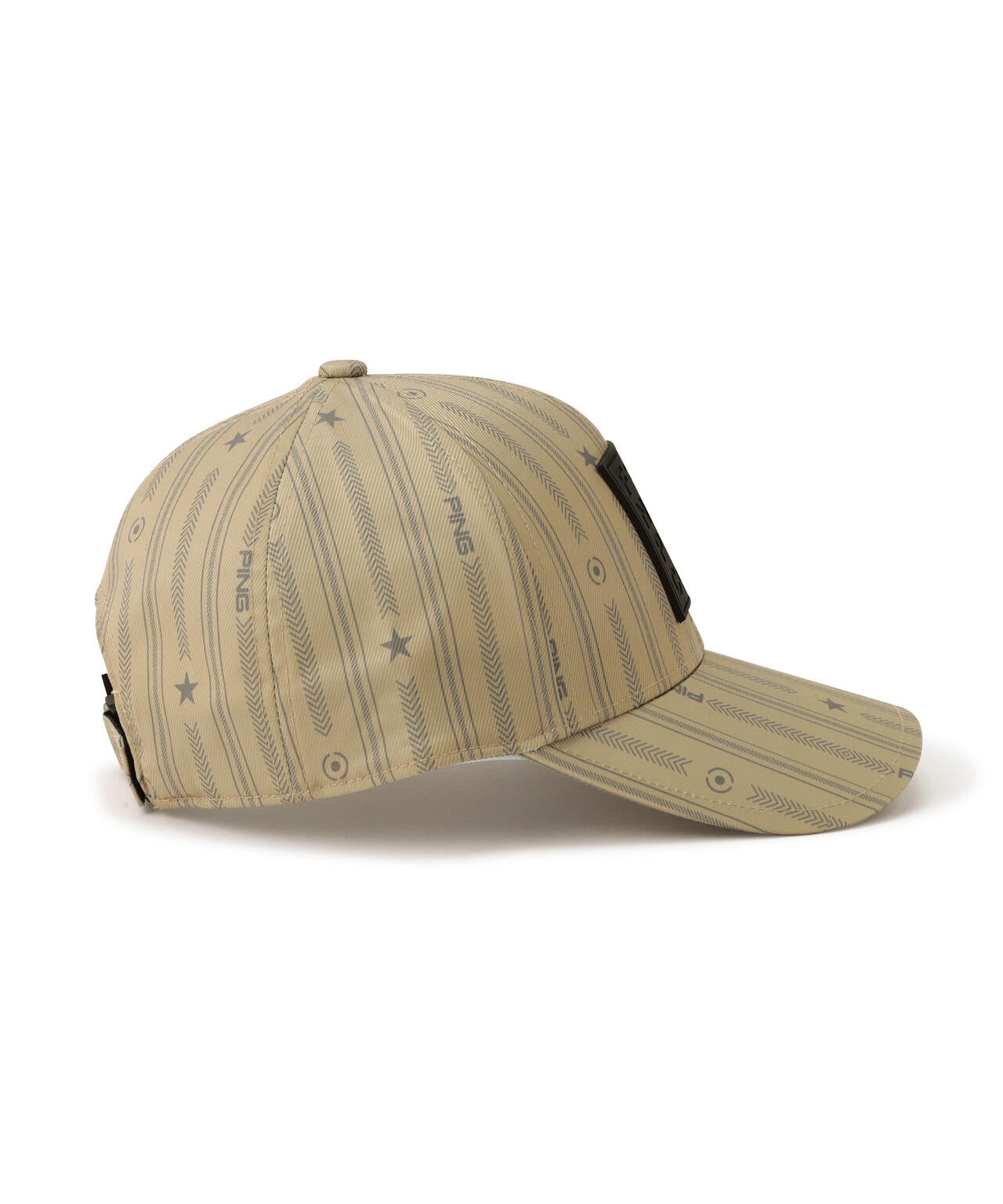 【PING APPAREL】ストライプ総柄プリントキャップ ＜NATIVE＞(UNISEX)