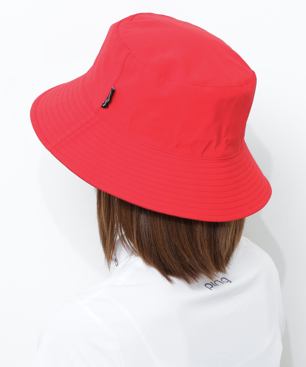 【PING APPAREL】ストライプ総柄プリントリバーシブルハット ＜NATIVE＞(UNISEX)