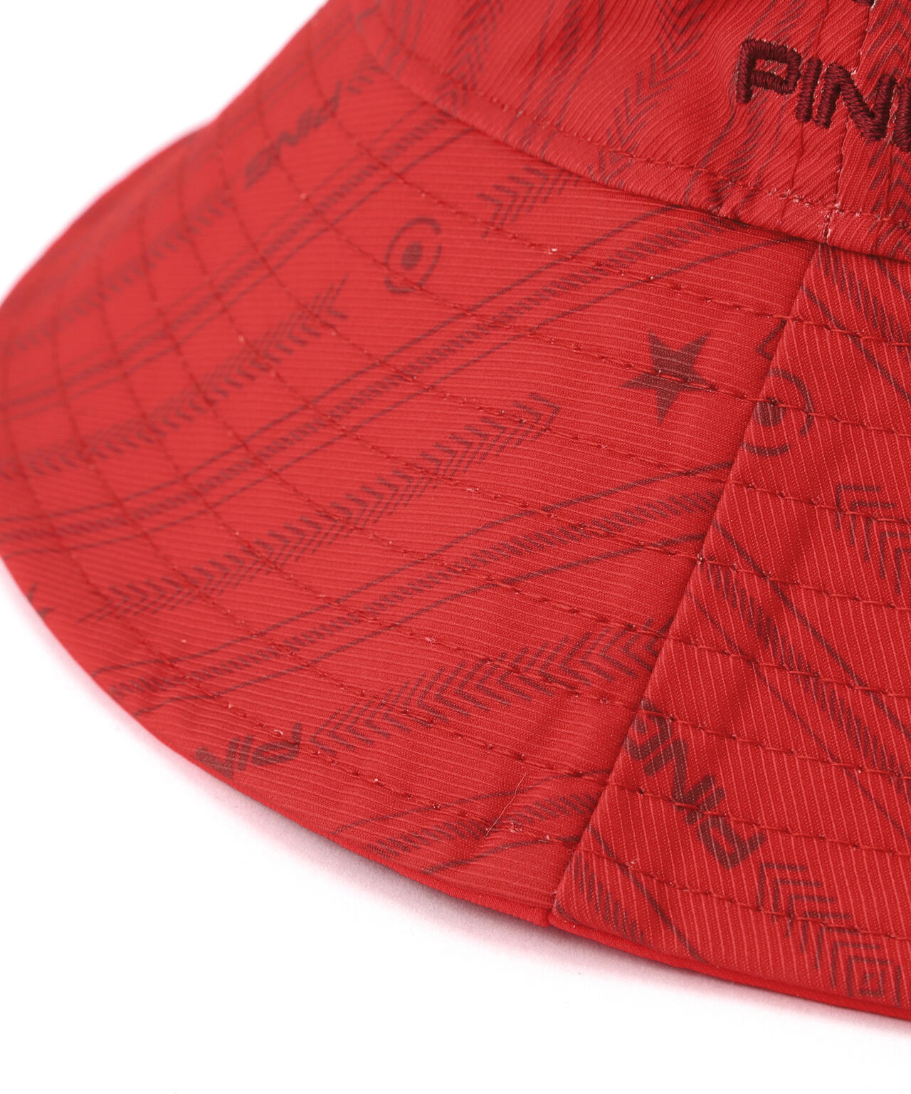 【PING APPAREL】ストライプ総柄プリントリバーシブルハット ＜NATIVE＞(UNISEX)