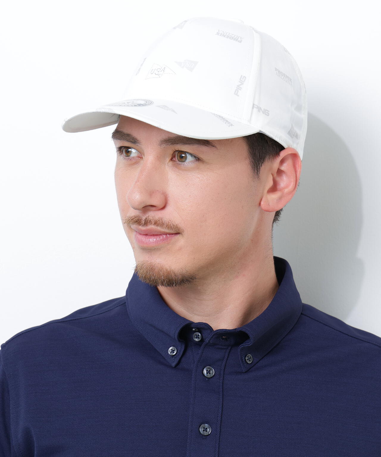 【PING APPAREL】USA FLAG総柄プリントキャップ ＜NATIVE＞(UNISEX)