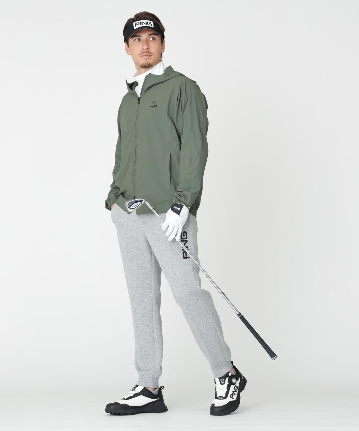 180cm　C:96　W:80　H:93 着用サイズ：L