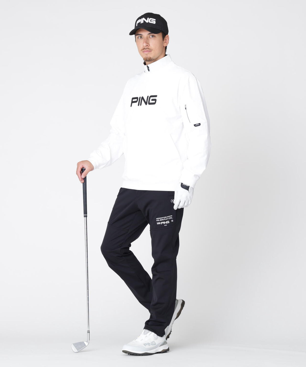 [PING APPAREL] [ストレッチ・防風] ボンディングテーパードパンツ (MENS)