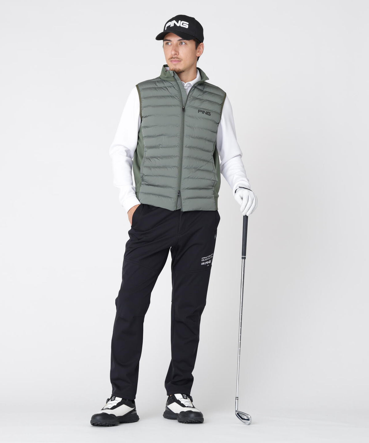 180cm　C:96　W:80　H:93 着用サイズ：L