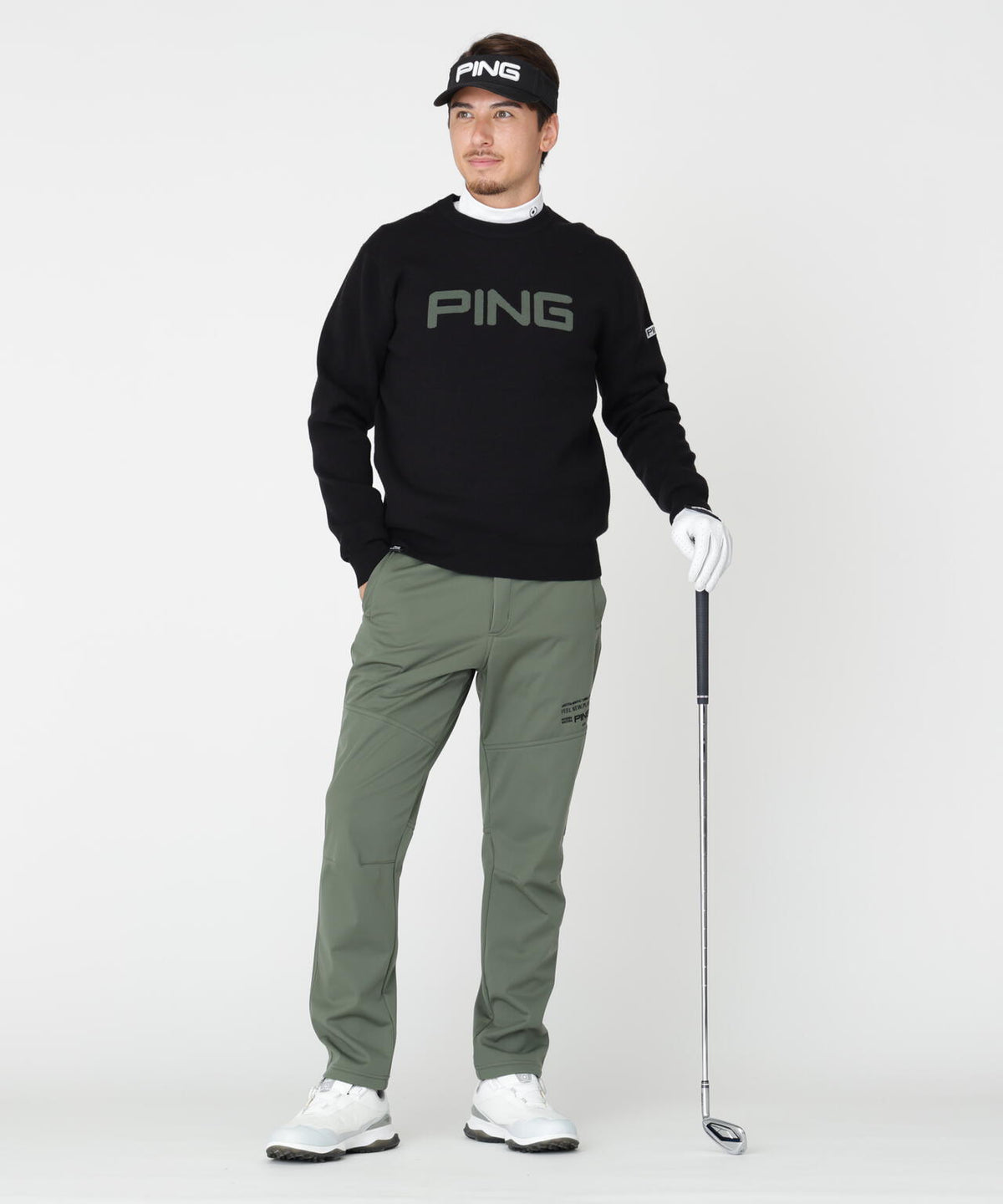 [PING APPAREL] [ストレッチ・防風] ボンディングテーパードパンツ (MENS)