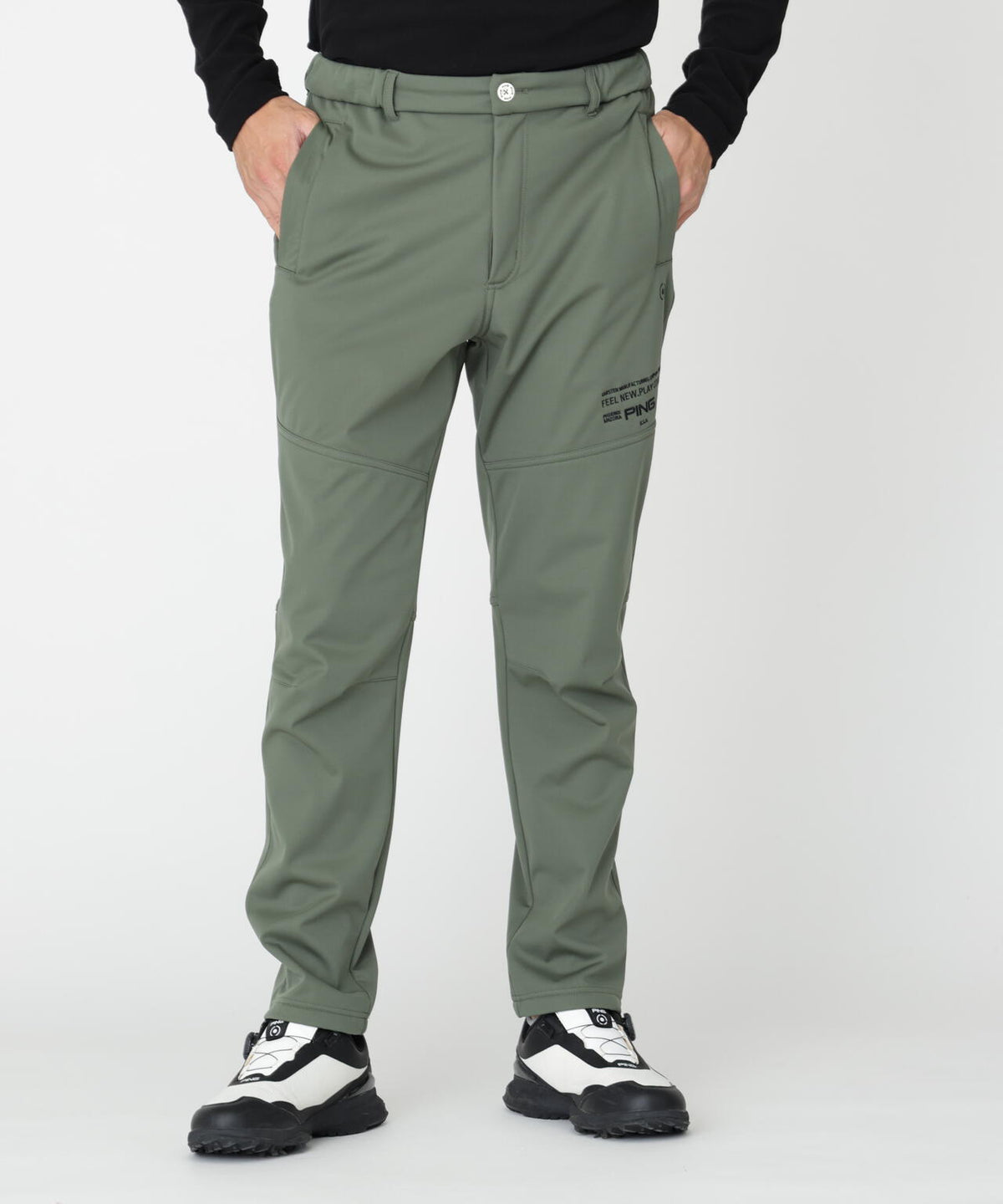 [PING APPAREL] [ストレッチ・防風] ボンディングテーパードパンツ (MENS)