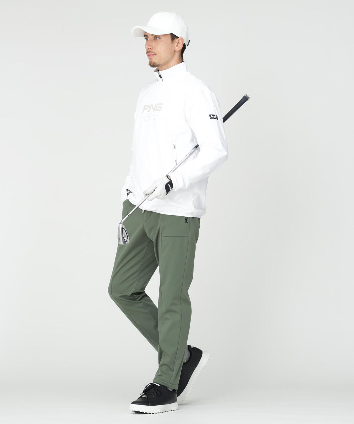 180cm　C:96　W:80　H:93 着用サイズ：L