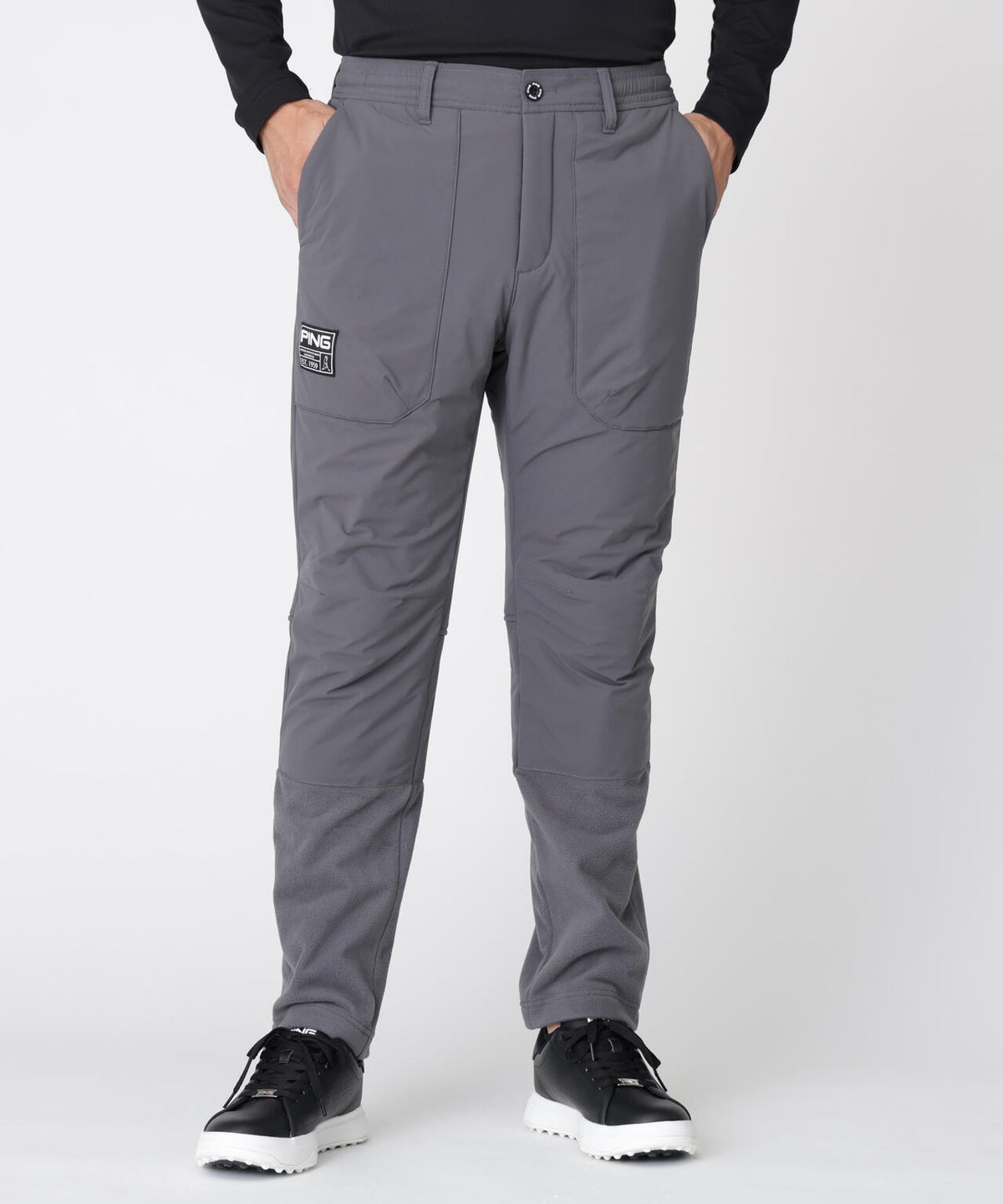 [PING APPAREL] 異素材MIXテーパードパンツ ＜GOLD＞ (MENS)