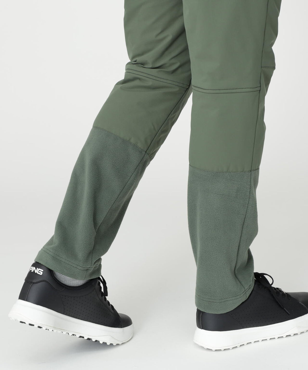 [PING APPAREL] 異素材MIXテーパードパンツ ＜GOLD＞ (MENS)