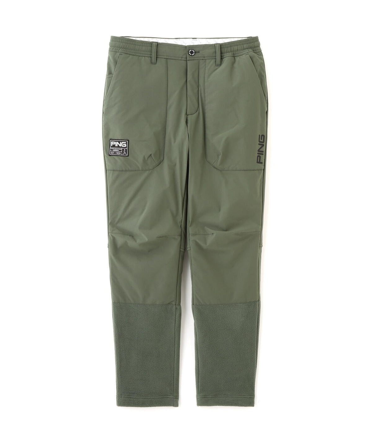 [PING APPAREL] 異素材MIXテーパードパンツ ＜GOLD＞ (MENS)
