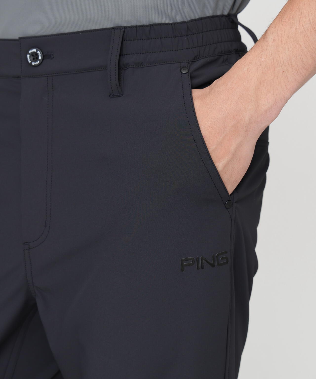 ［PING APPAREL］［UVカット・透け防止］ミニリップストップテーパードパンツ (MENS)