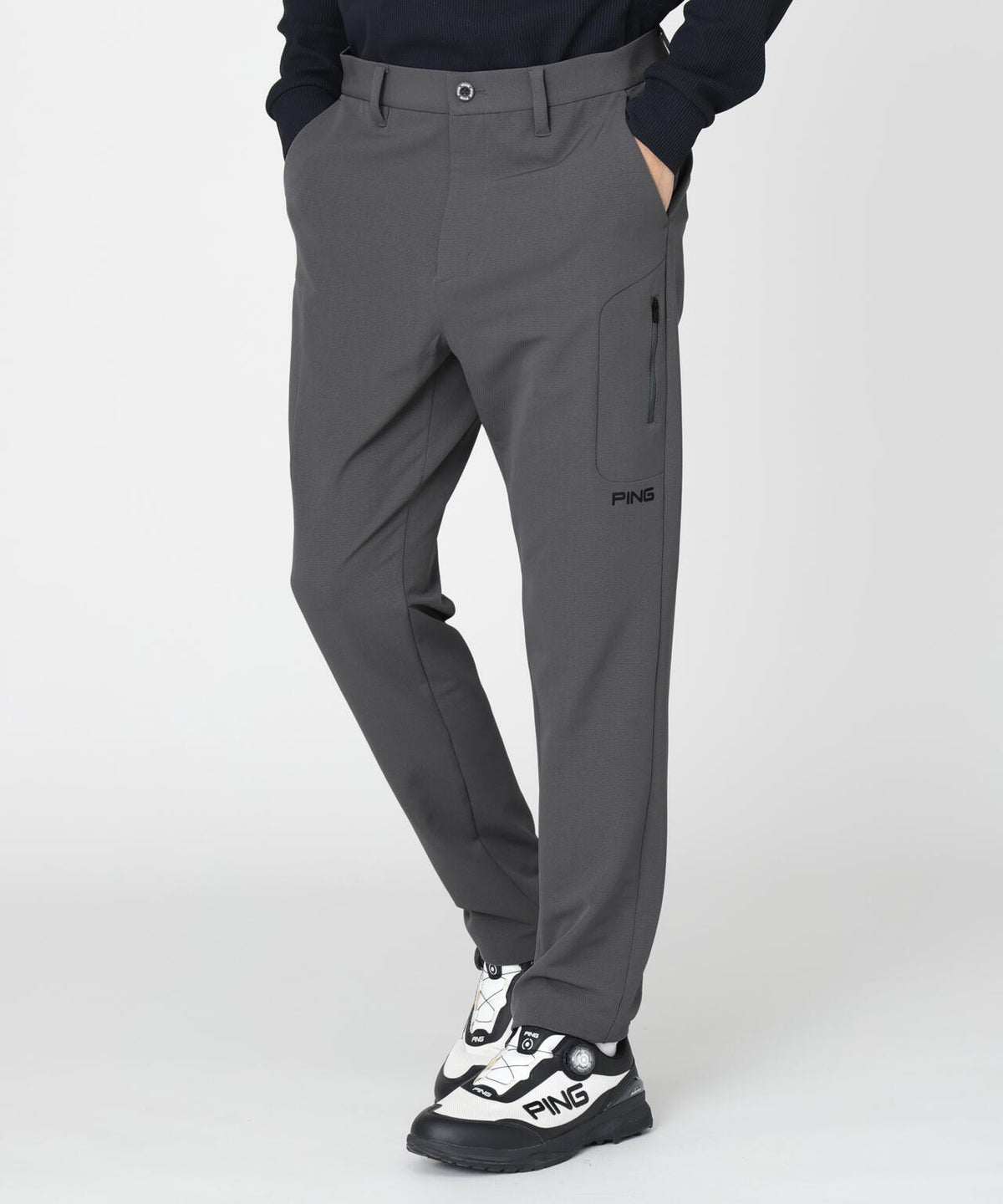 【PING APPAREL】全方向ストレッチパーテックスアンリミテッドテーパードパンツ (MENS)