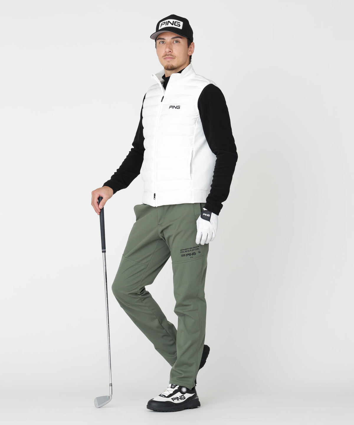 [PING APPAREL] [保温] 中綿ベスト (MENS)