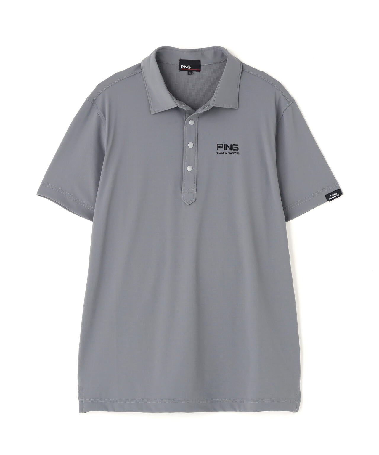 ［PING APPAREL］［接触冷感・UVカット］半袖ポロシャツ (MENS)
