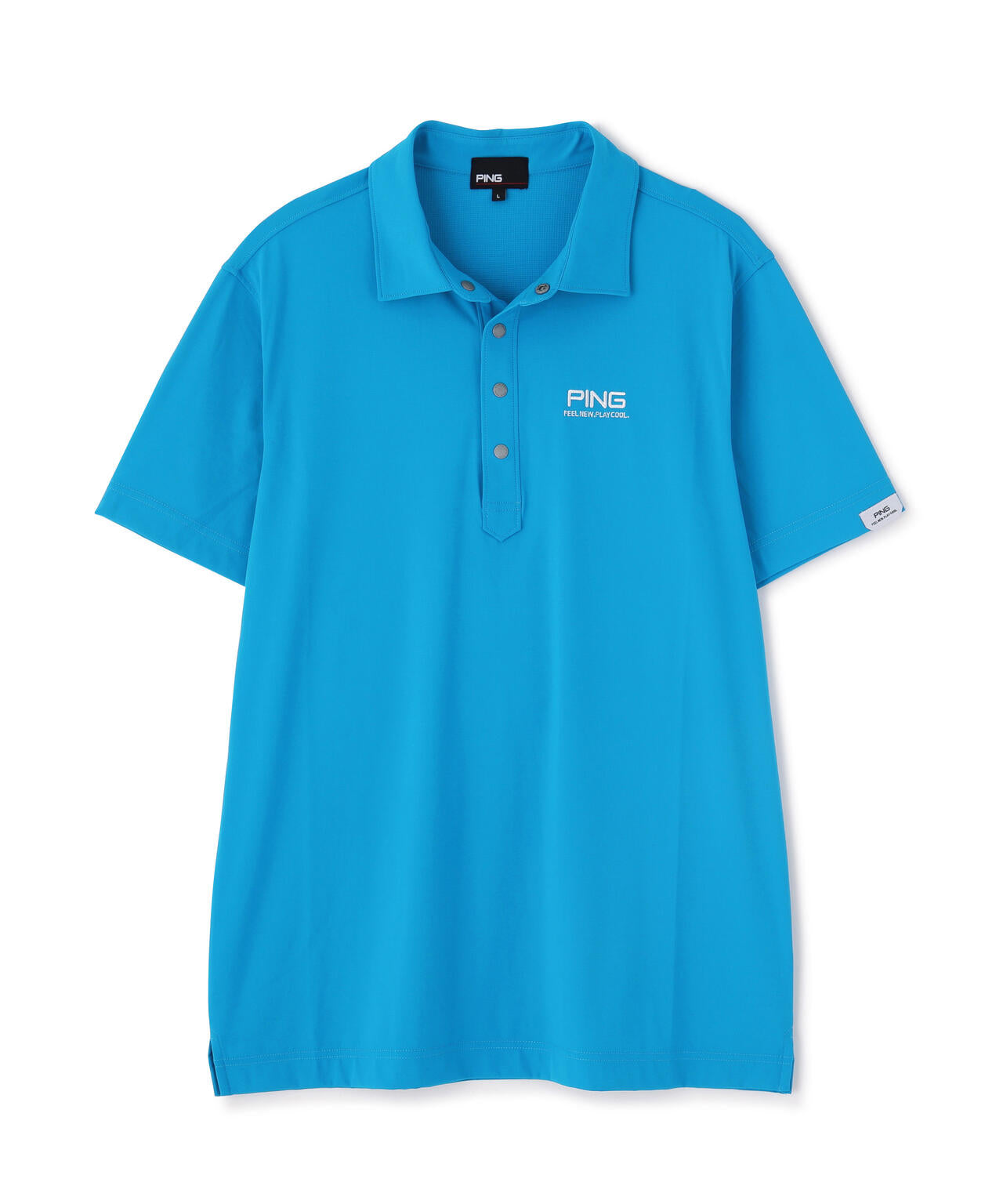 ［PING APPAREL］［接触冷感・UVカット］半袖ポロシャツ (MENS)