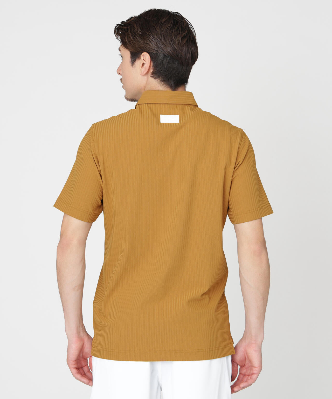 ［PING APPAREL］［吸水速乾］全方向ストレッチシアサッカー半袖ポロシャツ (MENS)