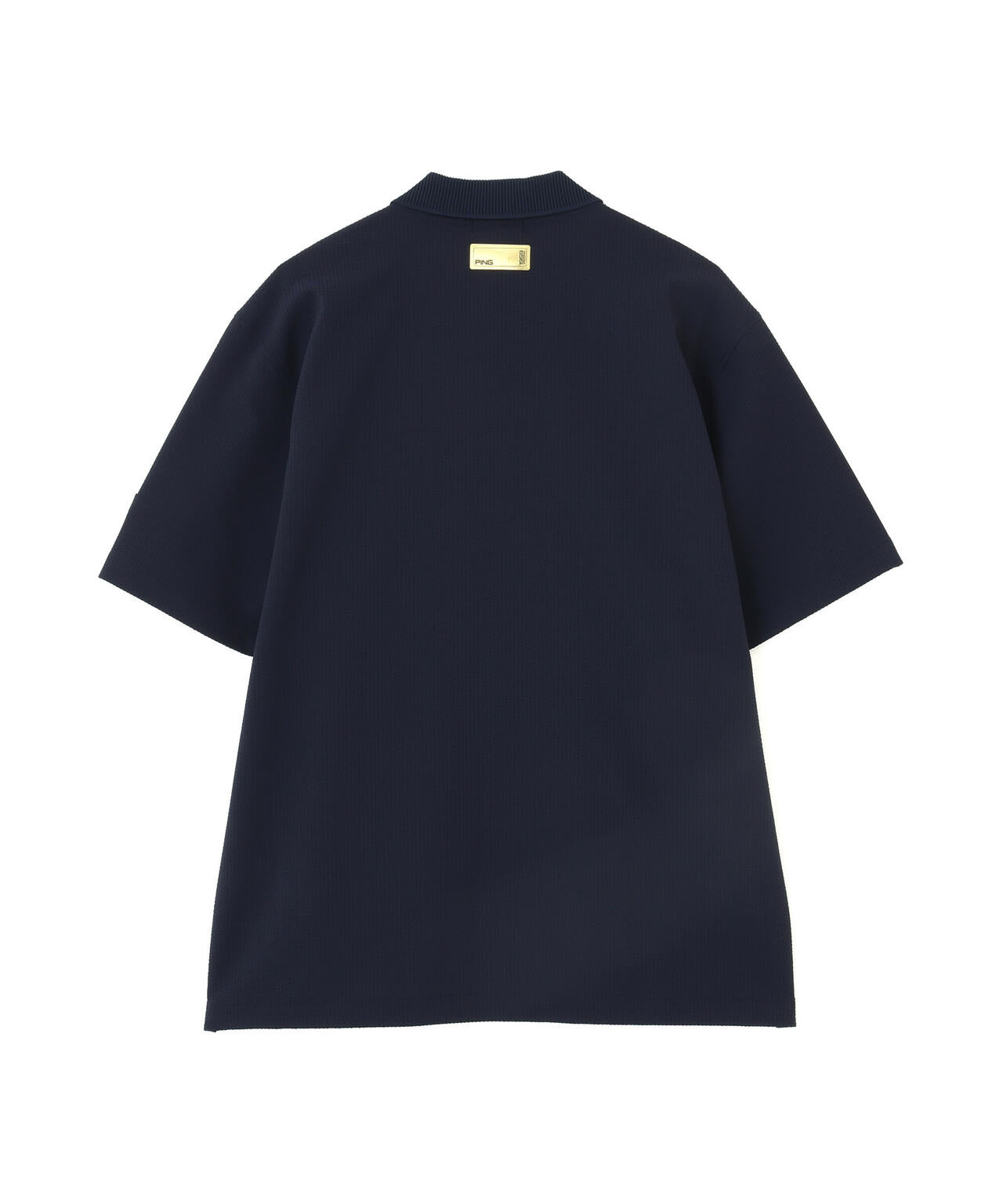 ［PING APPAREL］［撥水］シアサッカー半袖ポロシャツ ＜GOLD＞ (MENS)