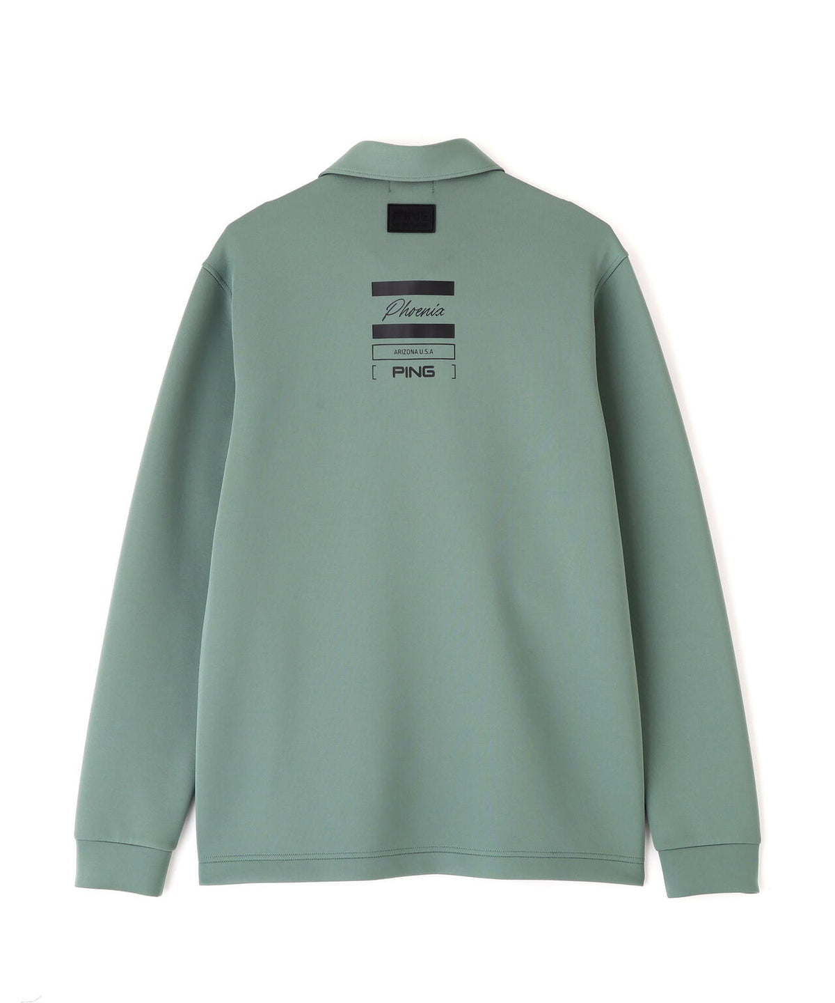 [PING APPAREL] 裏メッシュダンボール長袖ポロシャツ (MENS)