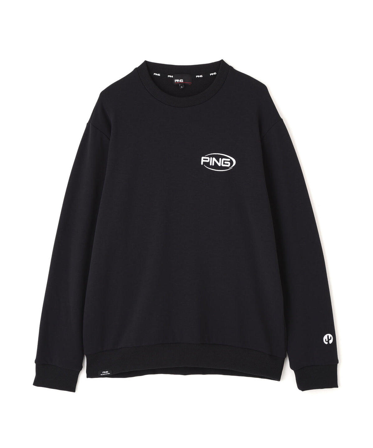 ［PING APPAREL］［吸水速乾・UVケア］10カラーMr.PINGダンシングロゴクルーネックプルオーバー (MENS)