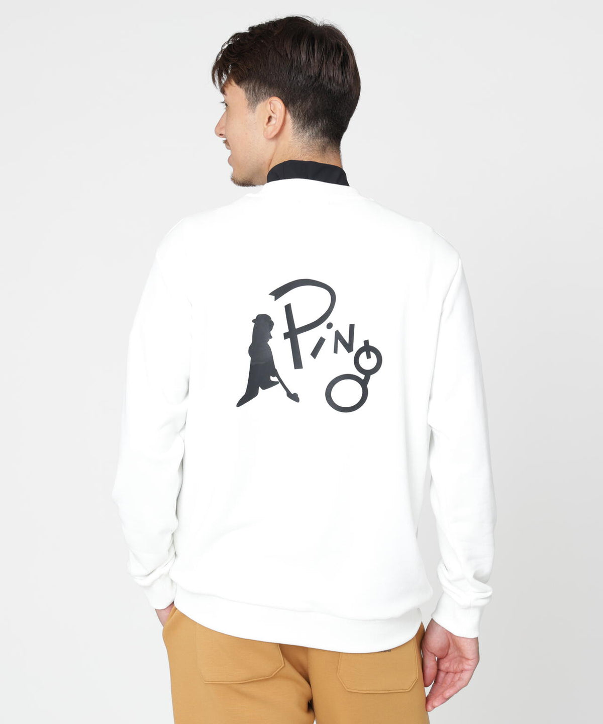 ［PING APPAREL］［吸水速乾・UVケア］10カラーMr.PINGダンシングロゴクルーネックプルオーバー (MENS)