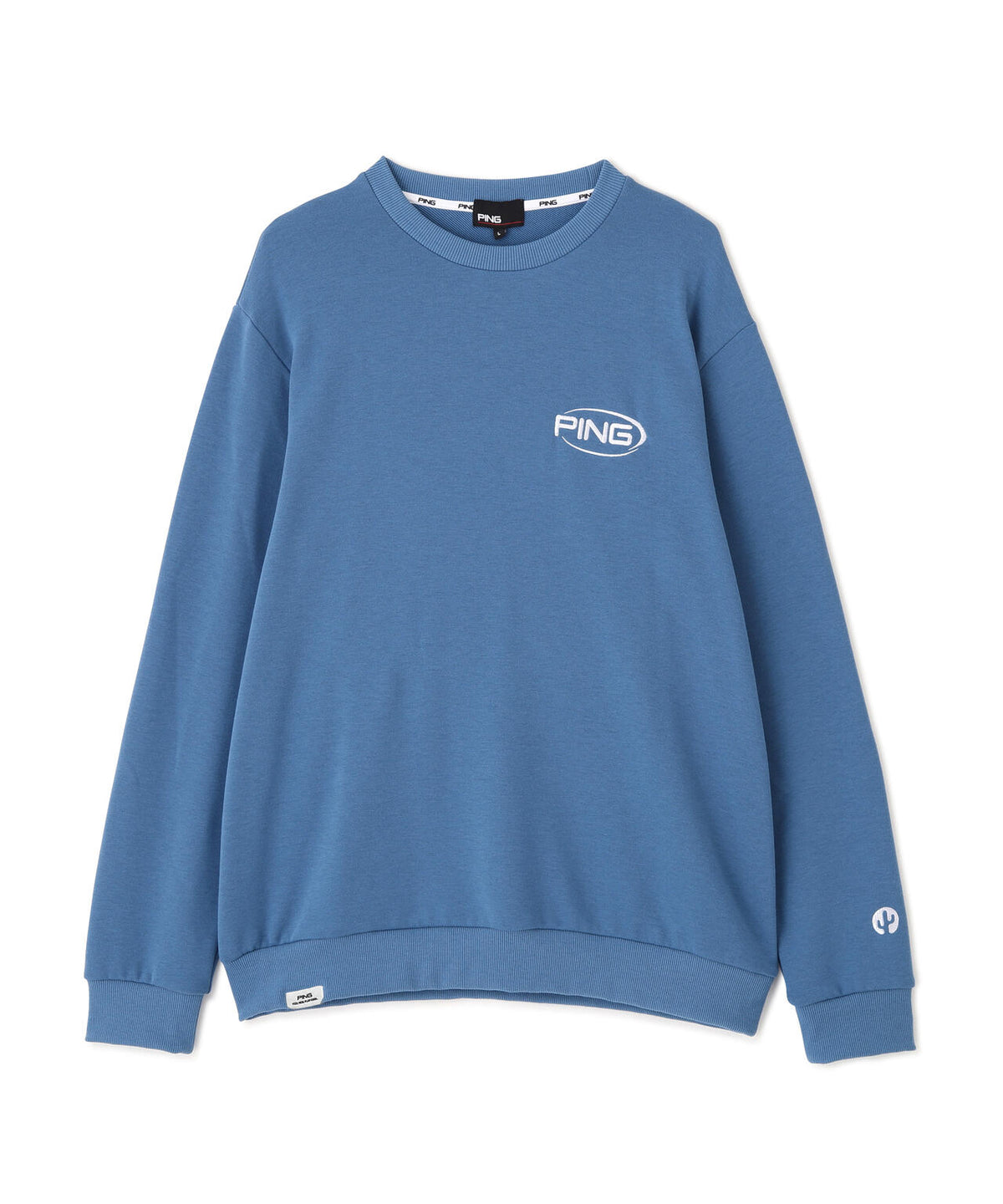 ［PING APPAREL］［吸水速乾・UVケア］10カラーMr.PINGダンシングロゴクルーネックプルオーバー (MENS)