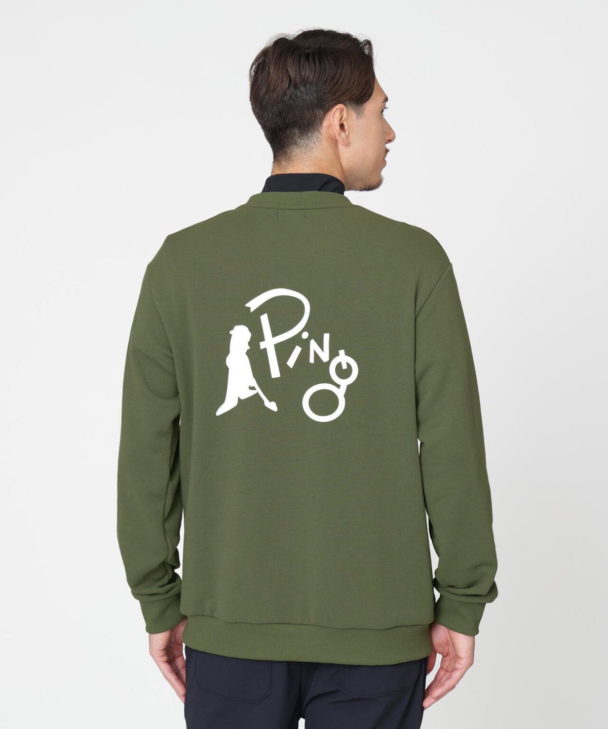 ［PING APPAREL］［吸水速乾・UVケア］10カラーMr.PINGダンシングロゴクルーネックプルオーバー (MENS)