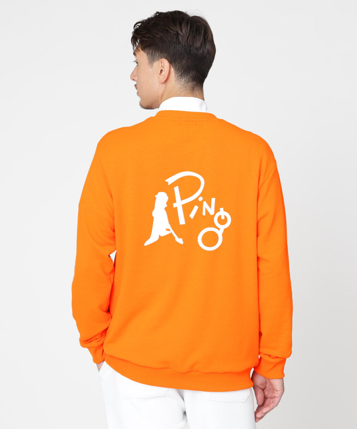 ［PING APPAREL］［吸水速乾・UVケア］10カラーMr.PINGダンシングロゴクルーネックプルオーバー (MENS)