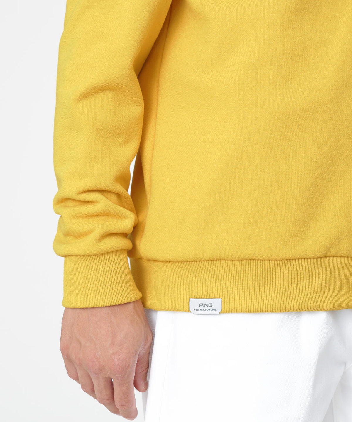 ［PING APPAREL］［吸水速乾・UVケア］10カラーMr.PINGダンシングロゴクルーネックプルオーバー (MENS)