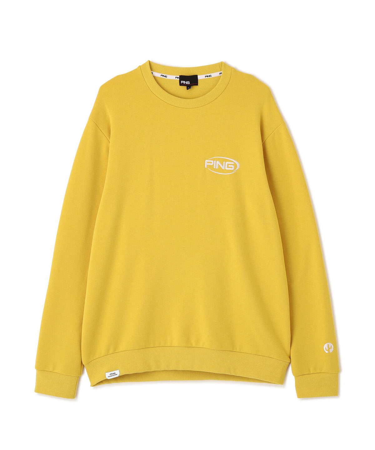 ［PING APPAREL］［吸水速乾・UVケア］10カラーMr.PINGダンシングロゴクルーネックプルオーバー (MENS)