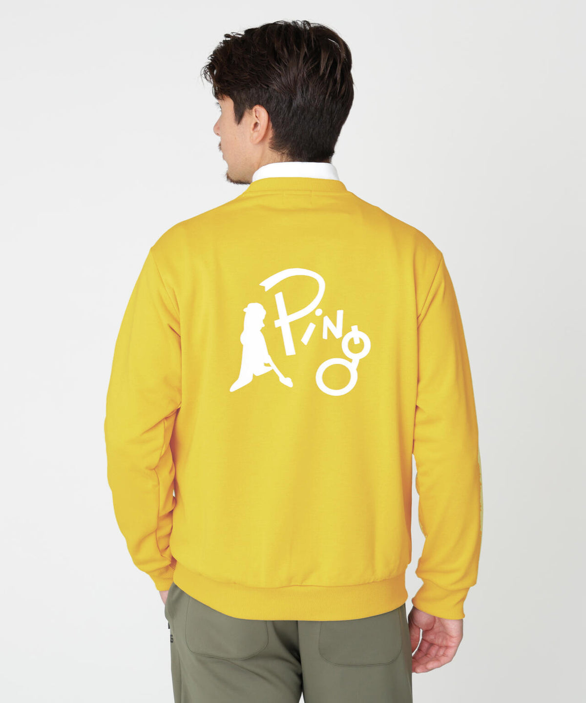 ［PING APPAREL］［吸水速乾・UVケア］10カラーMr.PINGダンシングロゴクルーネックプルオーバー (MENS)