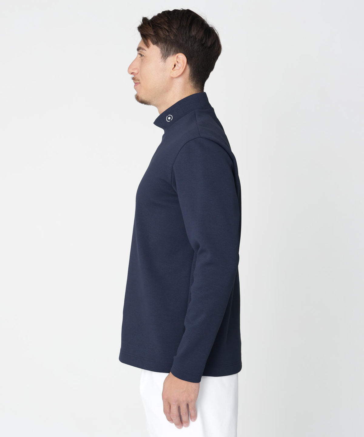 【PING APPAREL】ANSERプリントストレッチダンボール長袖ハイネックシャツ (MENS)