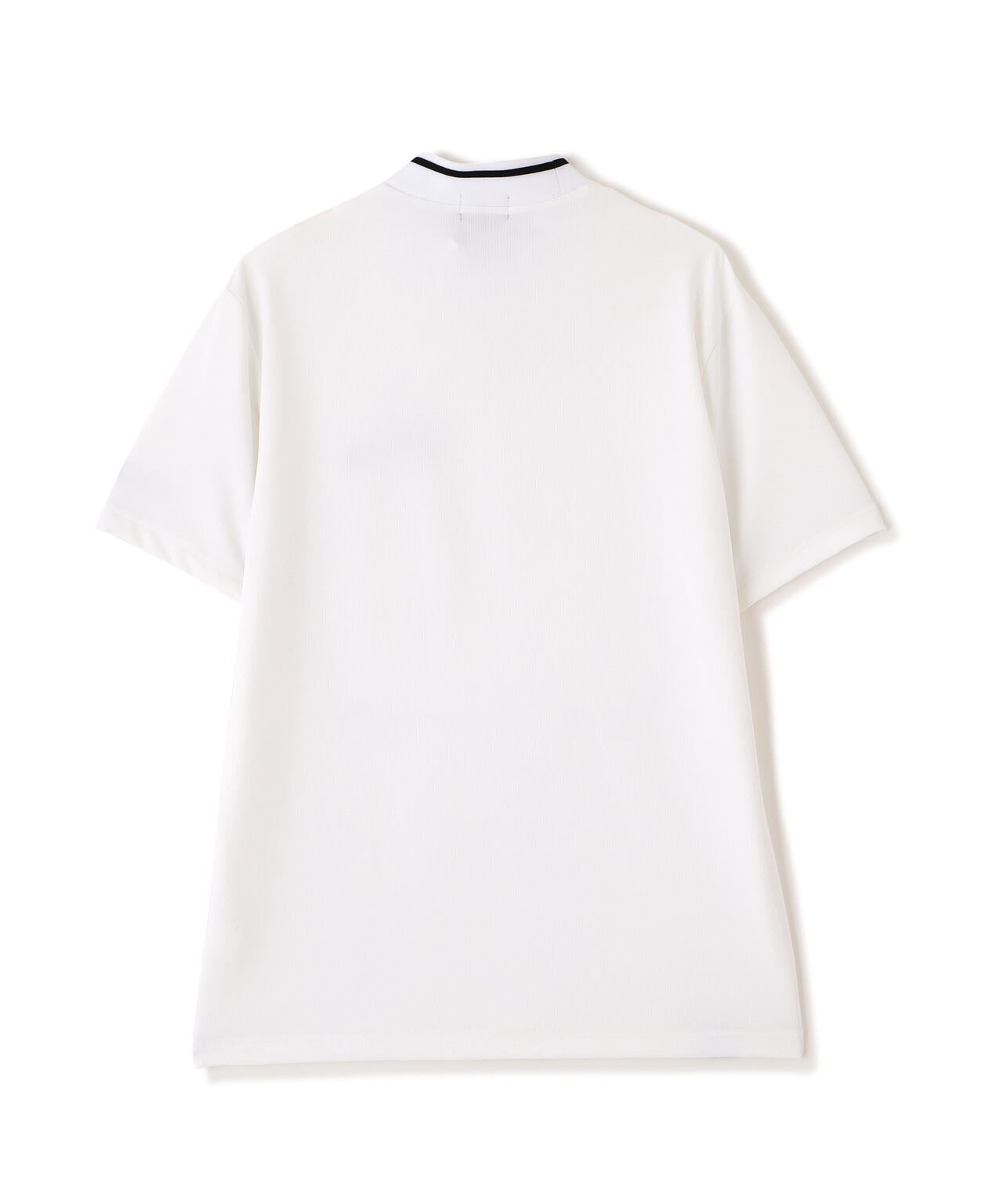 ［PING APPAREL］［接触冷感・UVカット］ワッフルロゴジャカード襟ハイネックシャツ (MENS)