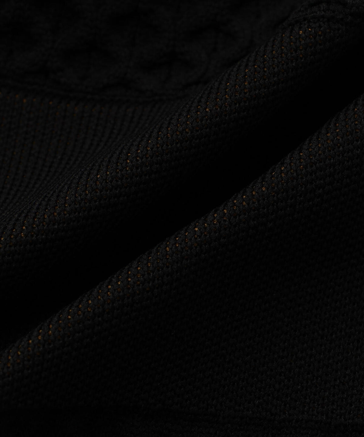 [PING APPAREL] ハニカムジャカードクルーネックニットプルオーバー ＜GOLD＞ (MENS)