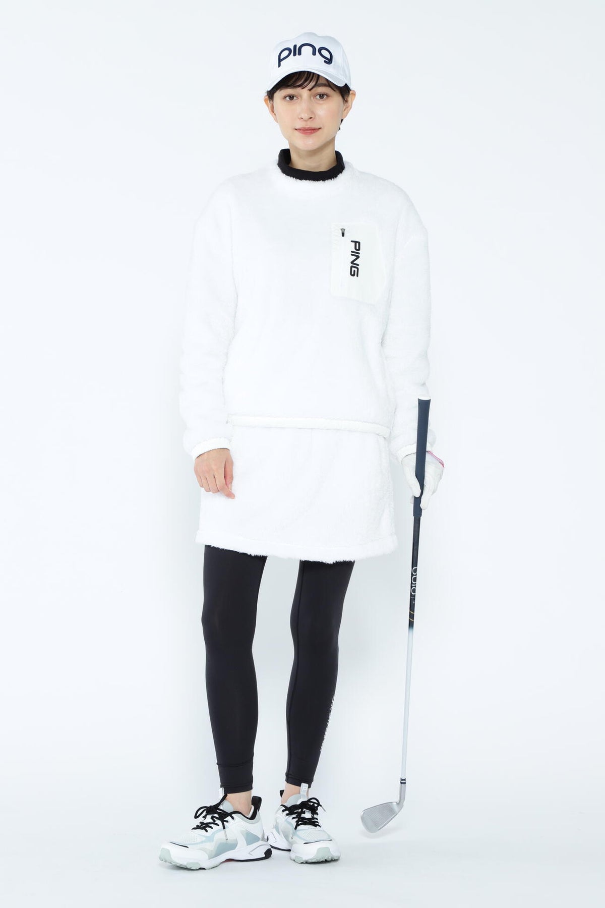 【PING APPAREL】ボアフリーススカート ＜PERFORMANCE＞ (LADIES)