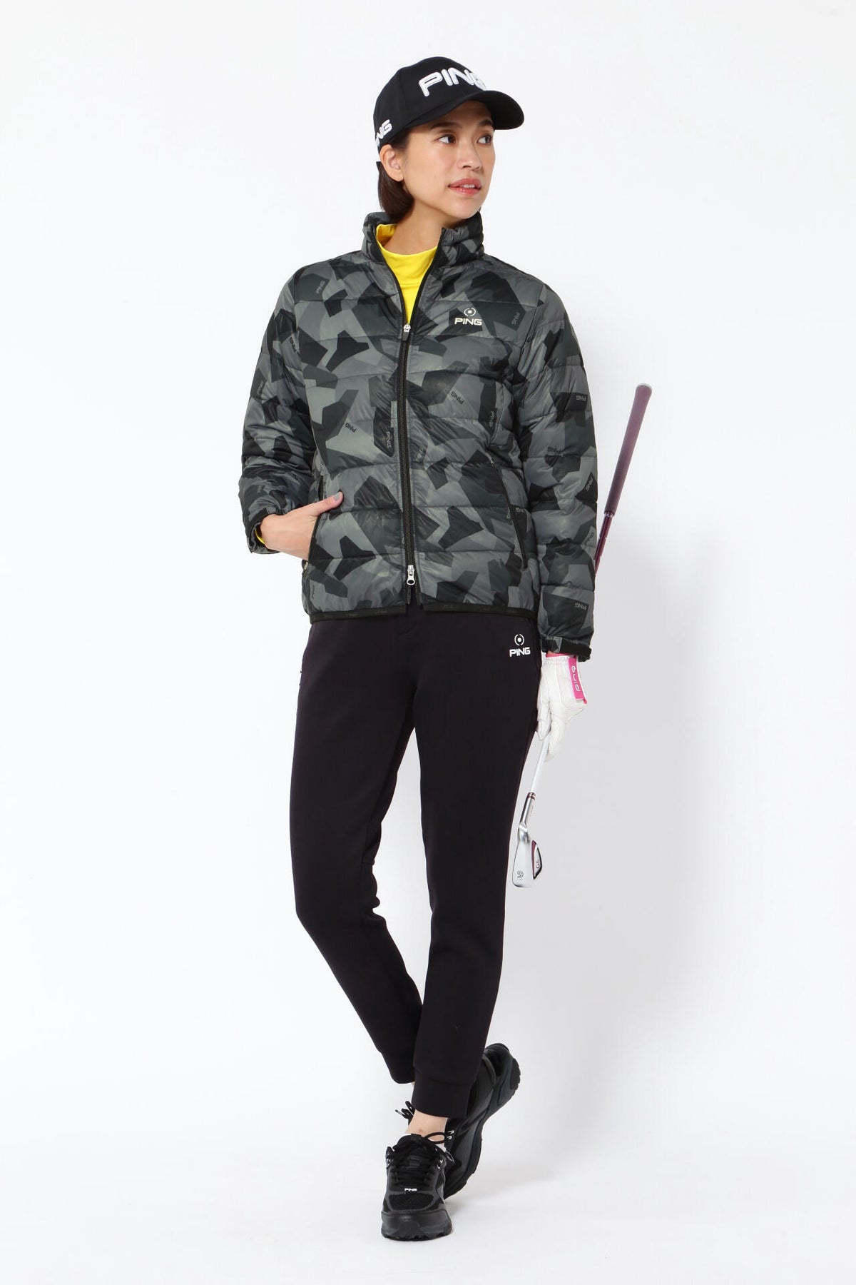【PING APPAREL】エアーフレイク長袖ハイネックカットソー ＜PERFORMANCE＞ (LADIES)