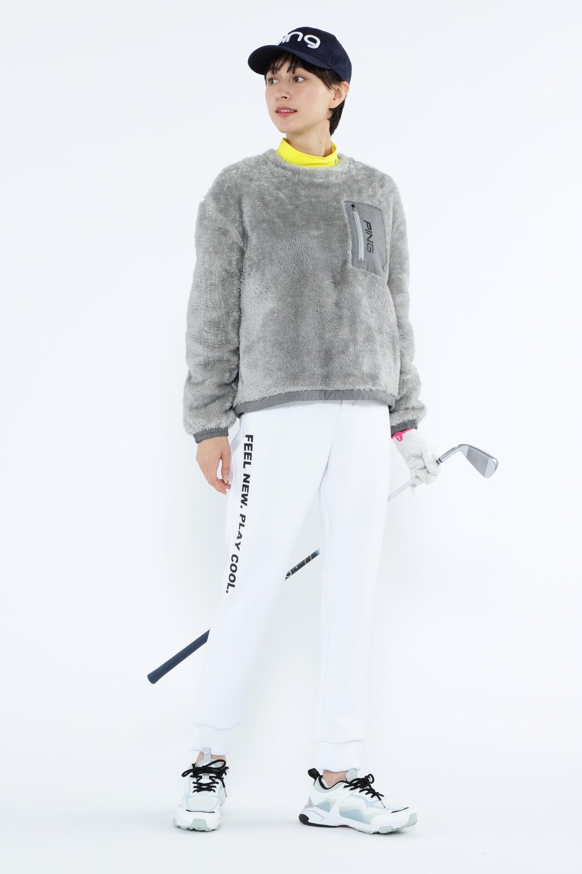 【PING APPAREL】エアーフレイク長袖ハイネックカットソー ＜PERFORMANCE＞ (LADIES)