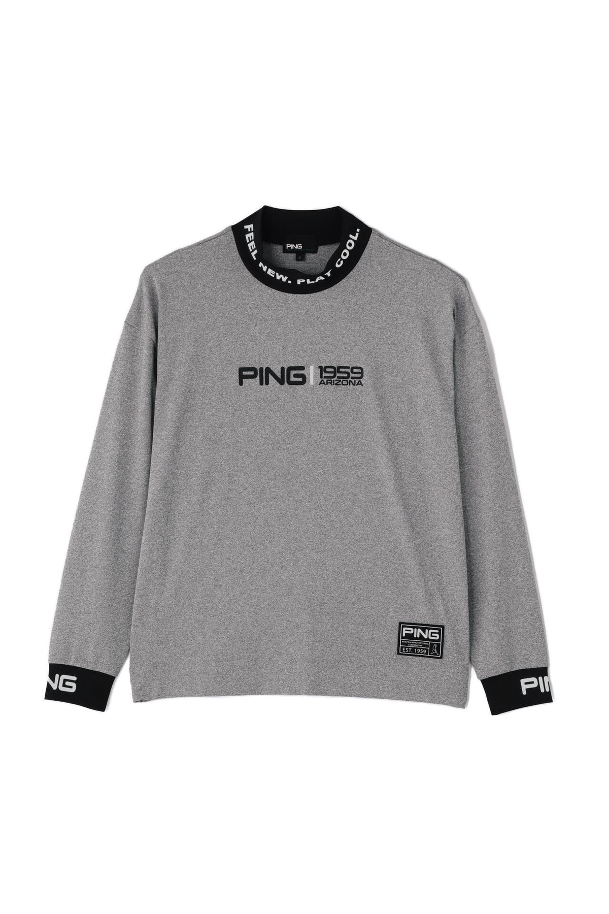 【PING APPAREL】ベアスムース 長袖ハイネックカットソー ＜GOLD＞ (LADIES)