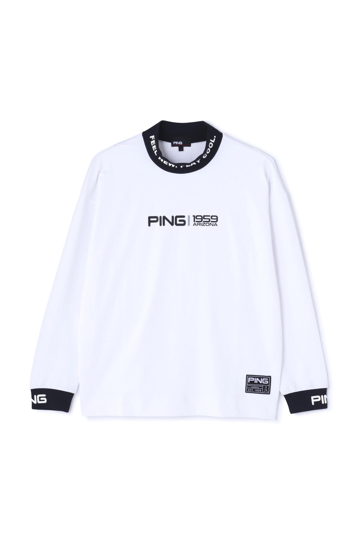 【PING APPAREL】ベアスムース 長袖ハイネックカットソー ＜GOLD＞ (LADIES)