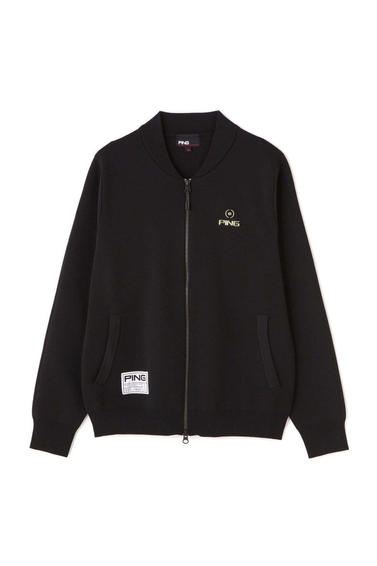 【PING APPAREL】フルジップニットブルゾン ＜GOLD＞ (LADIES)