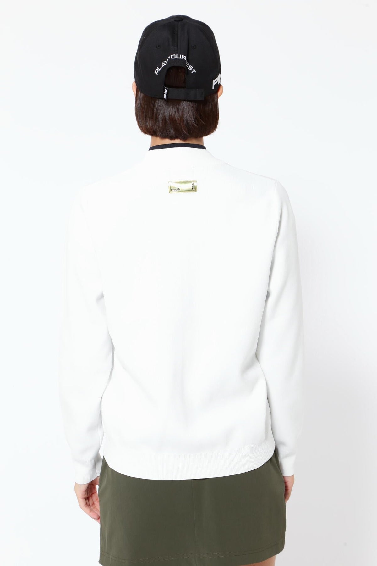 【PING APPAREL】フルジップニットブルゾン ＜GOLD＞ (LADIES)