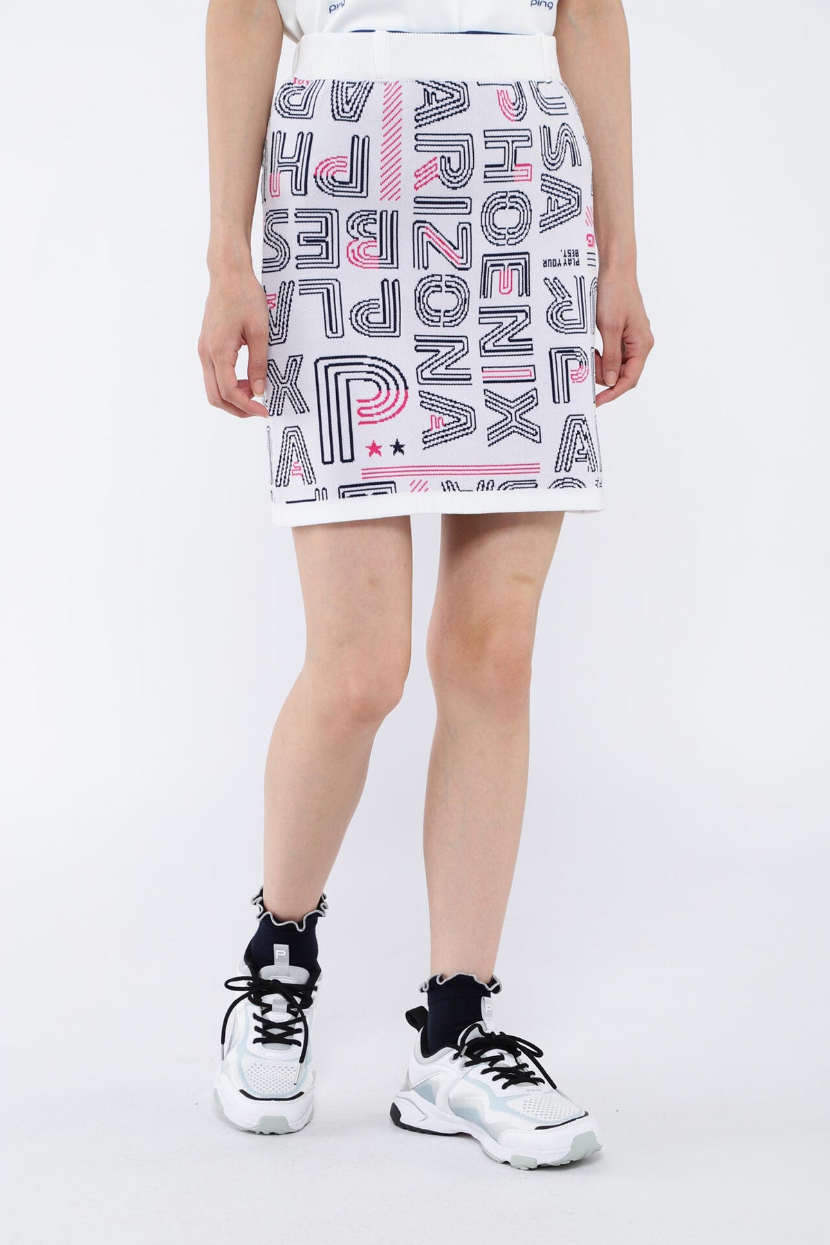 【PING APPAREL】セットアップニットジャカード ＜NATIVE＞ (LADIES)
