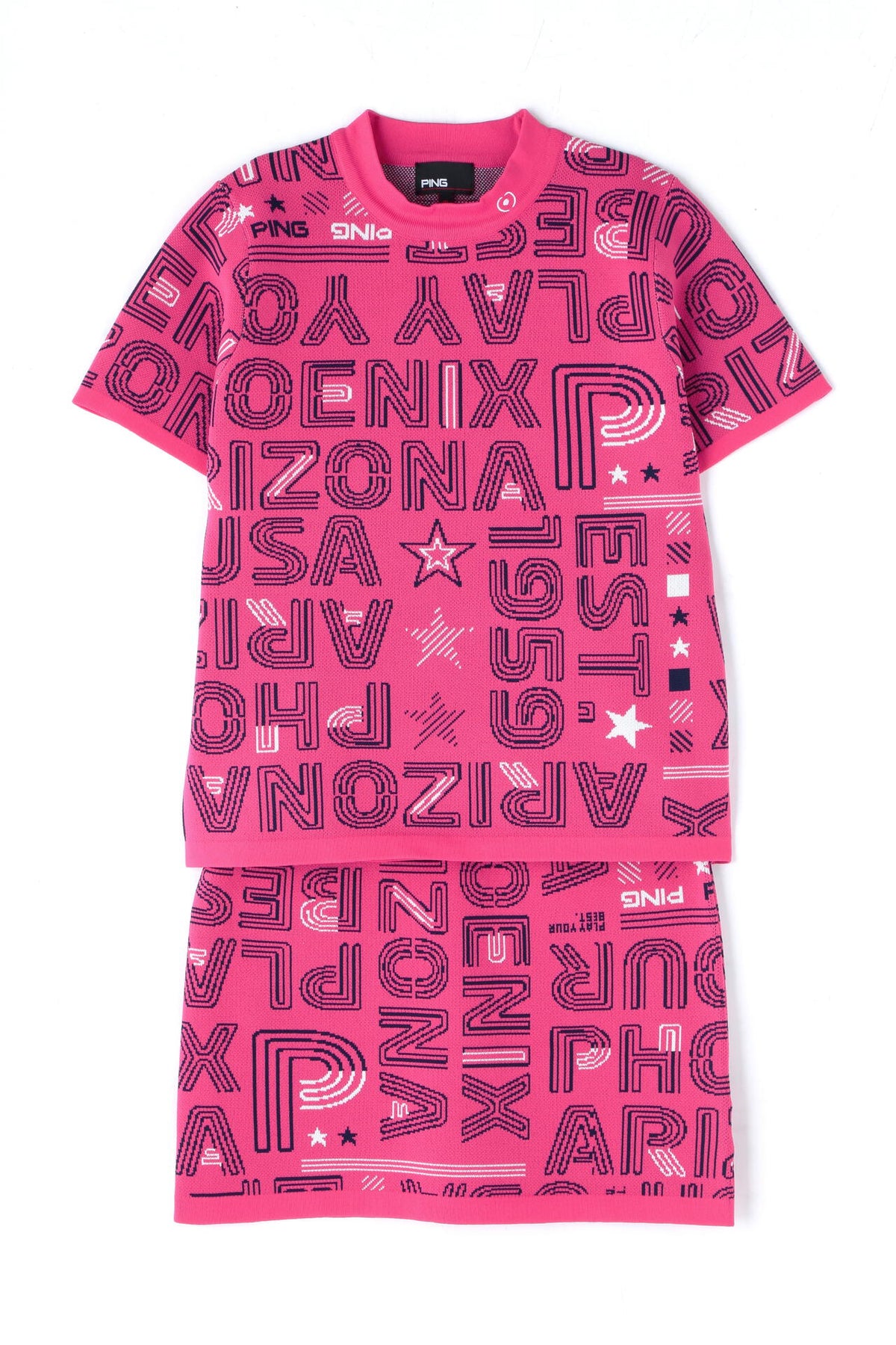 【PING APPAREL】セットアップニットジャカード ＜NATIVE＞ (LADIES)