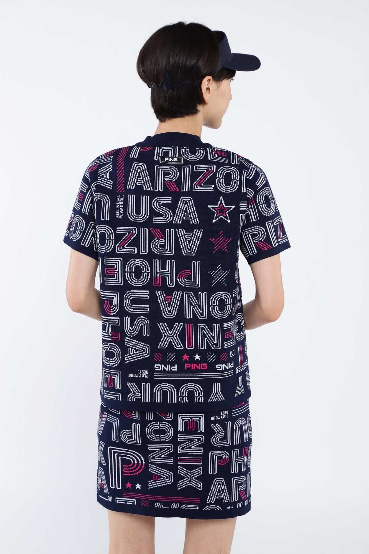 【PING APPAREL】セットアップニットジャカード ＜NATIVE＞ (LADIES)