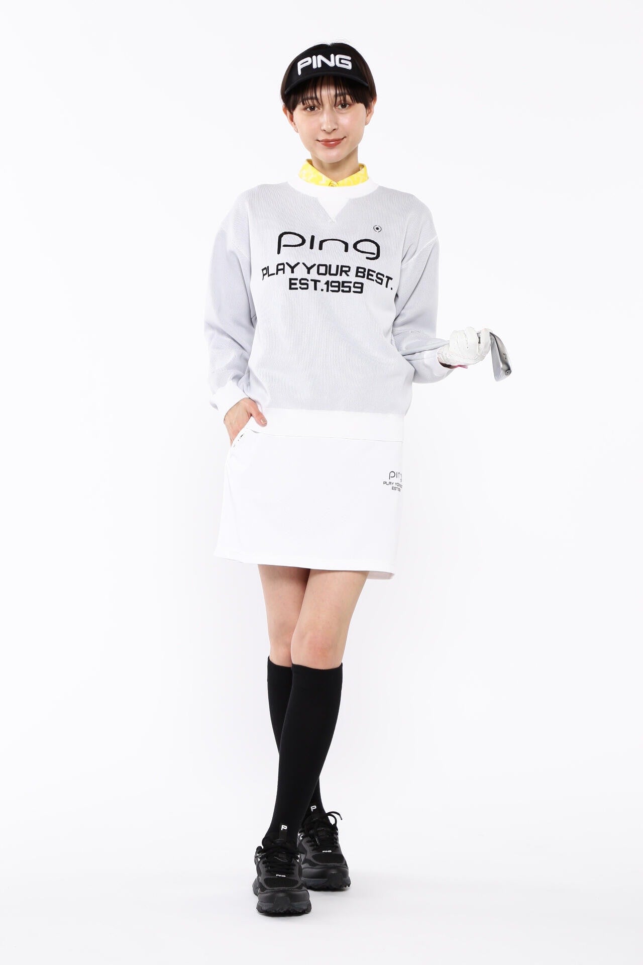 【PING APPAREL】ジャカードストレッチスカート ＜PERFORMANCE＞ (LADIES)